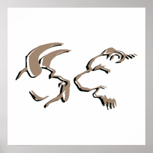 Affiche Taureau et ours