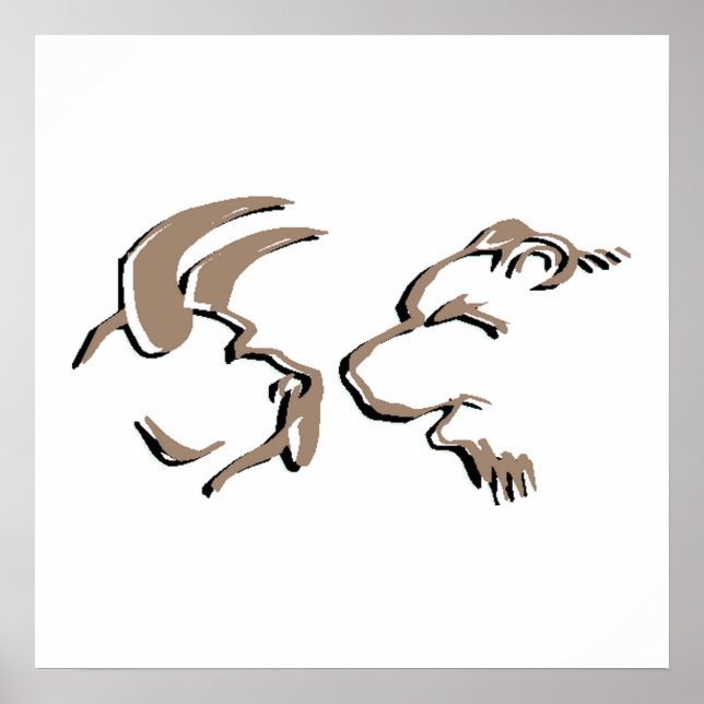 Affiche Taureau Et Ours (Devant)