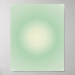 Affiche Taurus Aura Gradient Zodiac, Vert Aura Gradient
