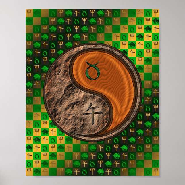 Affiche Taurus & Bois Horse (Devant)