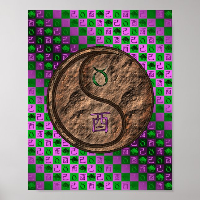 Affiche Taurus & Earth Rooster (Devant)