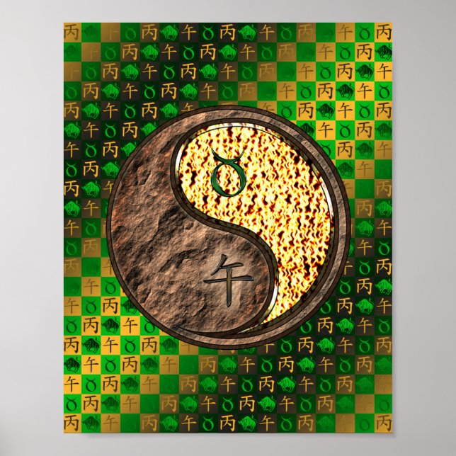 Affiche Taurus et Cheval du Feu (Devant)