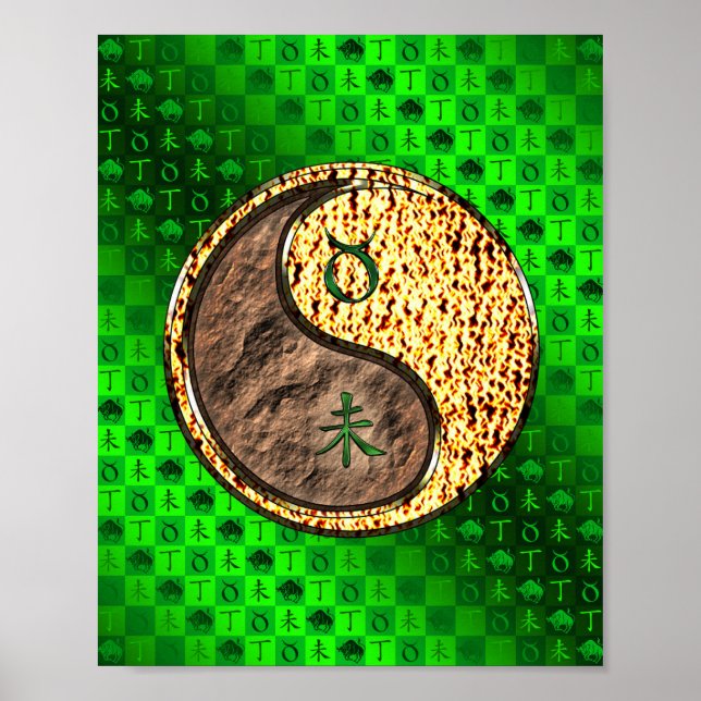 Affiche Taurus et chèvre de feu (Devant)