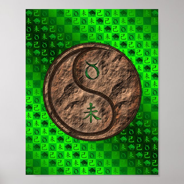 Affiche Taurus et chèvre terrestre (Devant)