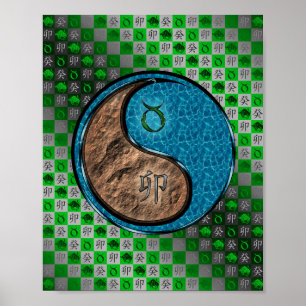 Affiche Taurus et Rabbit d'eau