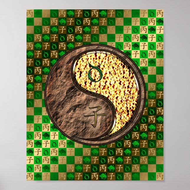 Affiche Taurus et rat de feu (Devant)