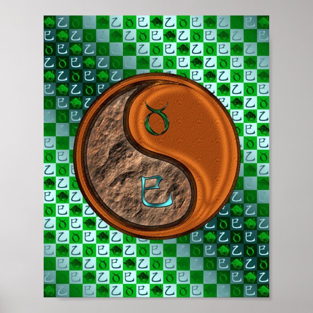 Affiche Taurus et serpent à bois (Devant)