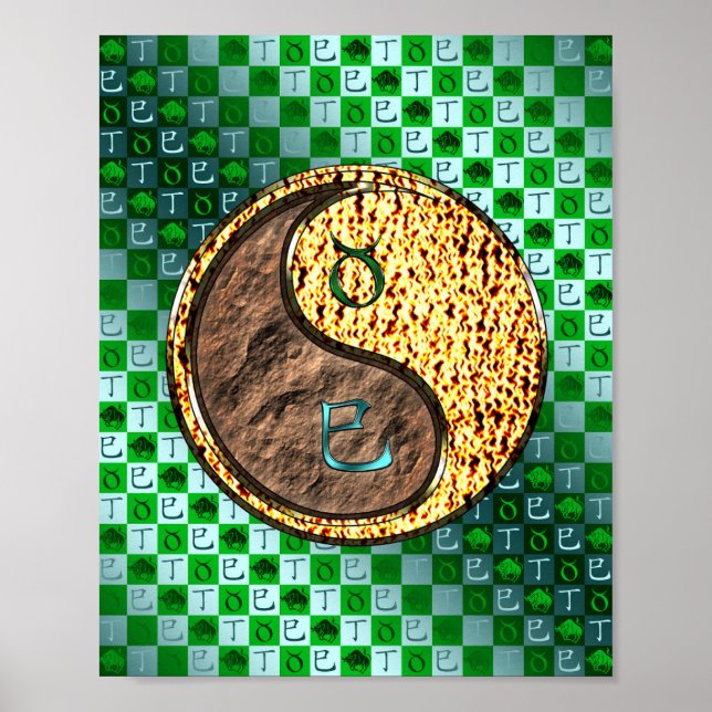 Affiche Taurus et serpent à feu (Devant)