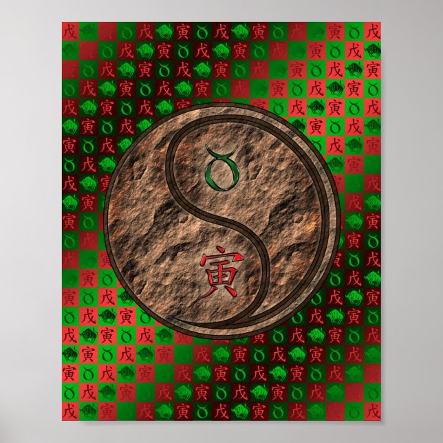 Affiche Taurus & Tigre de Terre (Devant)