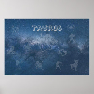 Affiche Taurus transparent