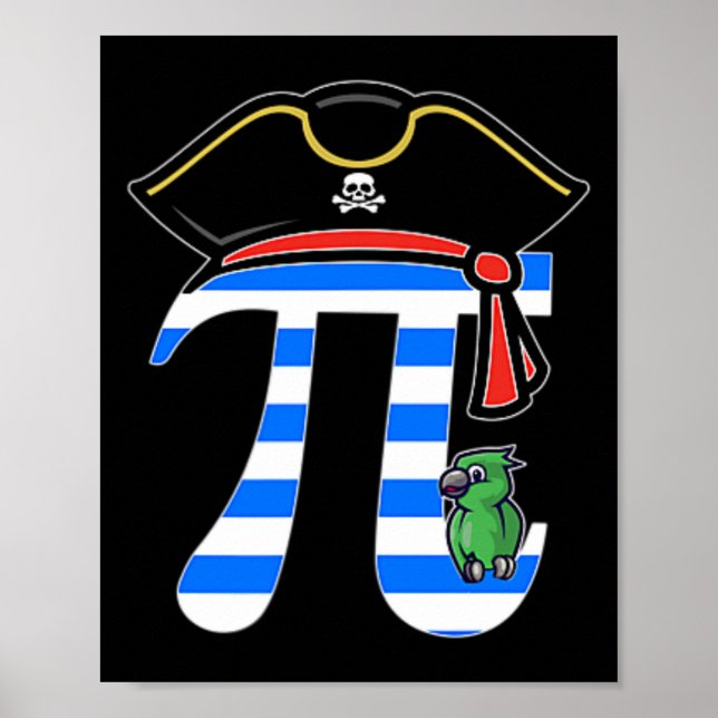 Affiche Taux de Casquette de costume Pirat (Devant)