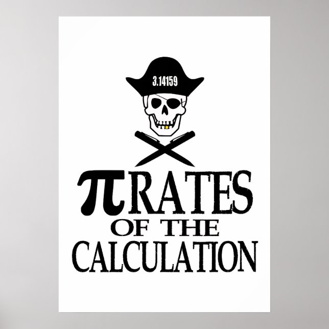 Affiche Taux de Pi du calcul (Devant)