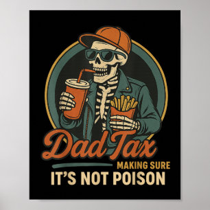 Affiche Taxe Papa SAssurer Que Ce NEst Pas Du Poison Drôle