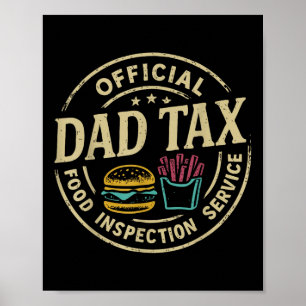 Affiche Taxe Papa SAssurer Que Ce NEst Pas Du Poison Drôle