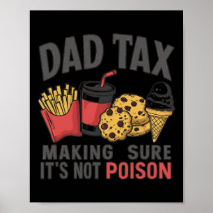 Affiche Taxer s'assurer que ce n'est pas du poison Fête de