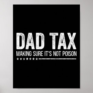 Affiche Taxer s'assurer que ce n'est pas du poison Fête de