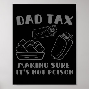 Affiche Taxer s'assurer que ce n'est pas du poison Fête de