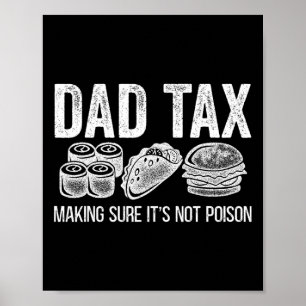 Affiche Taxer s'assurer que ce n'est pas du poison Fête de