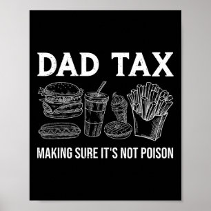 Affiche Taxer s'assurer que ce n'est pas du poison Fête de