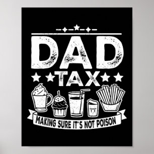 Affiche Taxer s'assurer que ce n'est pas du poison Fête de