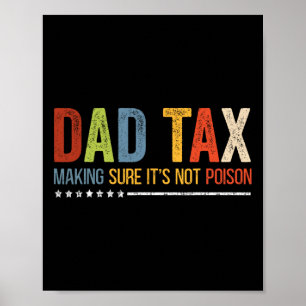 Affiche Taxer s'assurer que ce n'est pas du poison Fête de