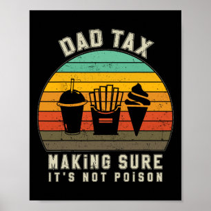 Affiche Taxer s'assurer que ce n'est pas du poison Fête de