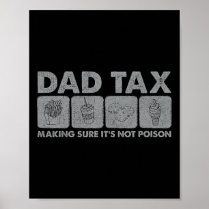Affiche Taxes pour s'assurer que ce n'est pas du poison Dr