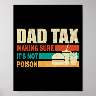 Affiche Taxes pour s'assurer que ce n'est pas du poison. F