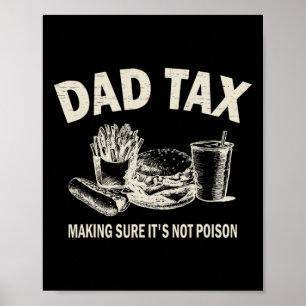 Affiche Taxes pour s'assurer que ce n'est pas du poison. F