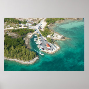 Affiche Taxi nautique à Harbour Island, Bahamas