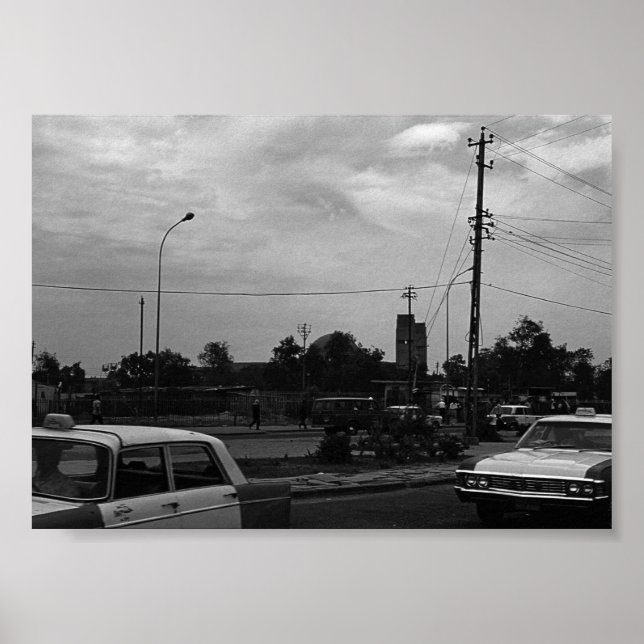 Affiche Taxis de Baghdad street (Devant)