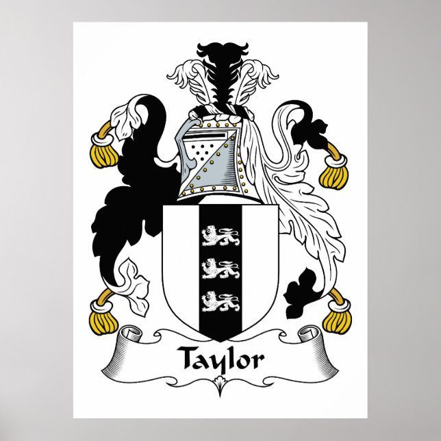 Affiche Taylor Family Crest (Devant)