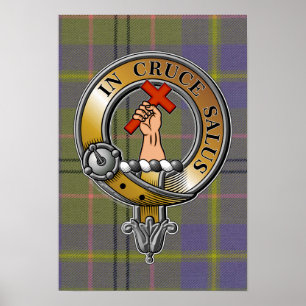 Affiche Taylor Tartan & Badge