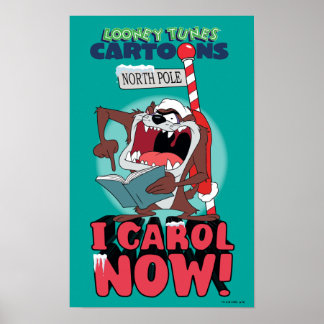 AFFICHE TAZ™ "JE CHANTE MAINTENANT !"