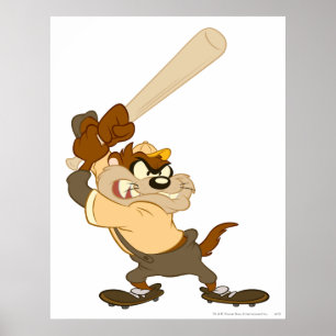 Affiche TAZ™ Le Slugger Home-Run