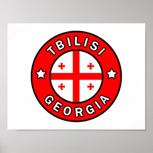 Affiche Tbilissi Géorgie