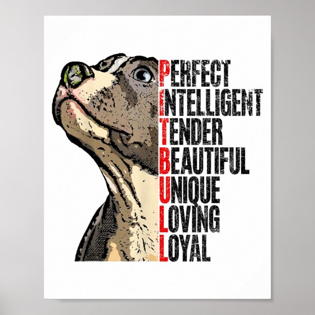 Affiche Tbull Perfect Intelligent Tender Beautiful Unique  (Devant)