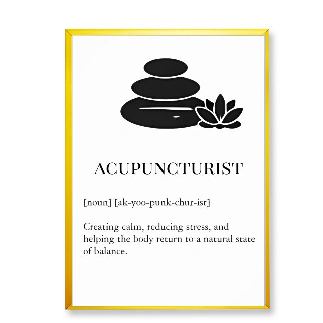 Affiche TCM Wall Art for Acupuncture Wall Chart (Acupucture clinic wall decor art,  acupuncture wall chart)