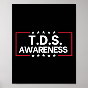 Affiche Tds Syndrome de dérangement de Trump Drôle de sout
