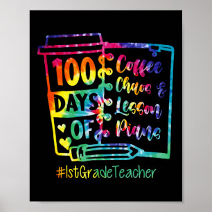 Affiche Tea De 100 Jours De Café Et Chaos Thé De 1Ème Anné