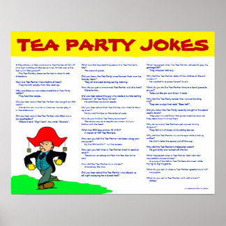 Affiche Tea Party Jokes