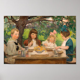 Affiche Tea Party par Jessie Wilcox-Smith