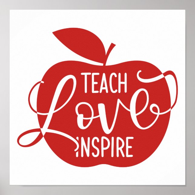 Affiche Teach Love Inspire (Devant)