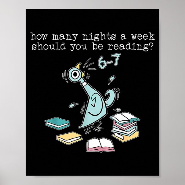 Affiche Teacher 67 How Many Nights A Week Should You Be Re (Devant)