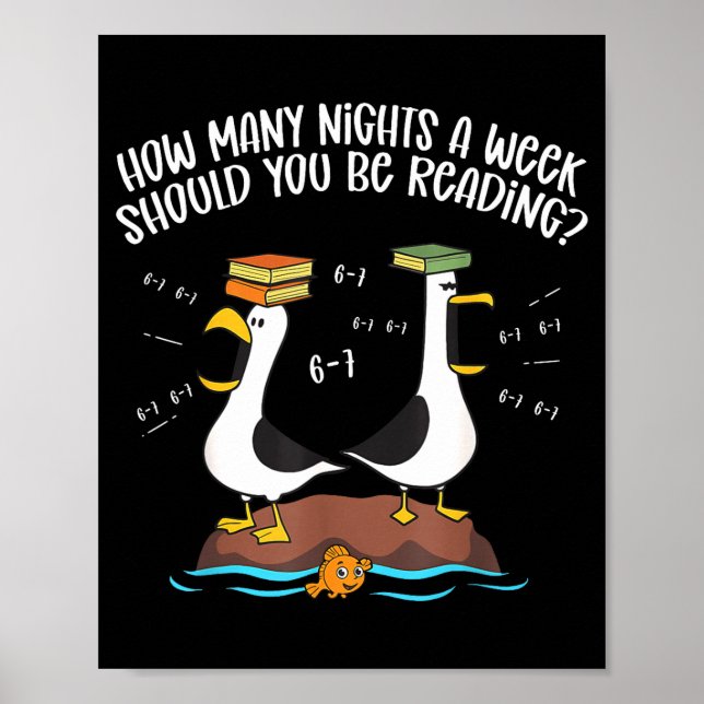 Affiche Teacher 67 How Many Nights A Week Should You Be Re (Devant)