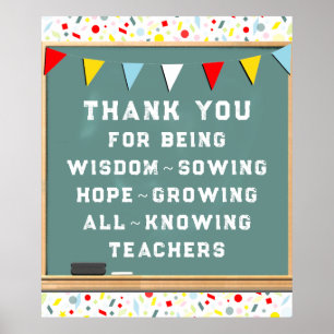 Affiche Teacher Appreciation