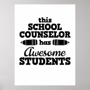 Affiche Teacher School Counselor