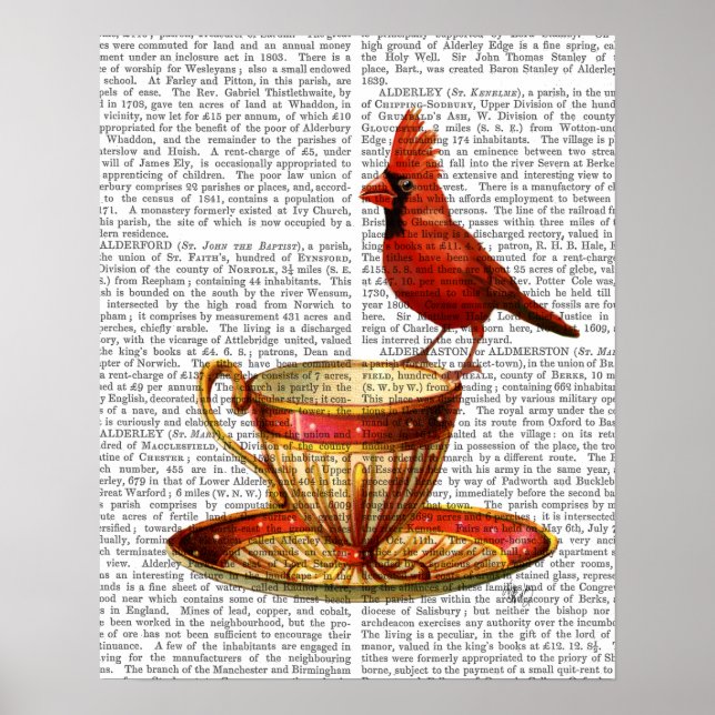 Affiche Teacup Et Cardinal Rouge (Devant)