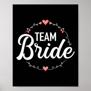 Affiche Team Bride Bachelorette Party