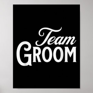 Affiche Team Groom Group Bachelor Party 2024